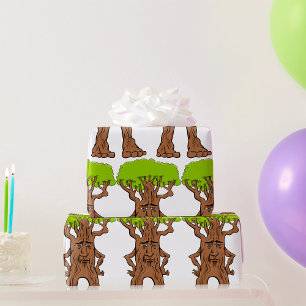 Fantasy Walking Tree Wrapping Paper
