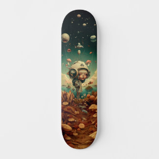 Fantasy wall art skateboard. skateboard