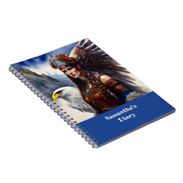 Fantasy Warrior Princess Notebook (Right Side)