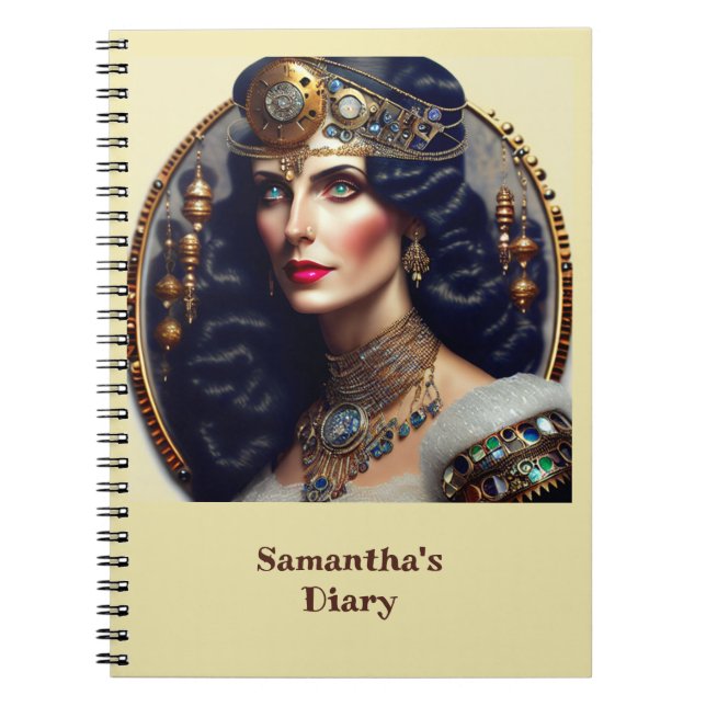 Fantasy Warrior Princess Notebook (Front)