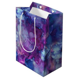 fantasy watercolor - deep space vibe : medium gift bag
