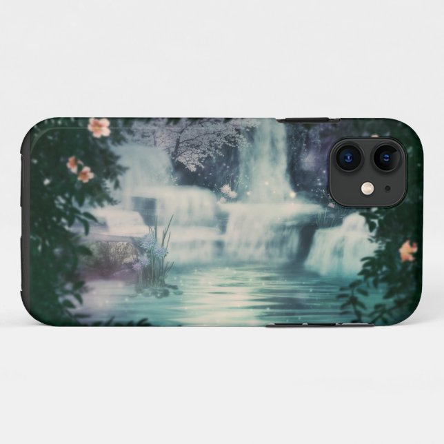 Fantasy Waterfall Cascade Case-Mate iPhone Case (Back (Horizontal))