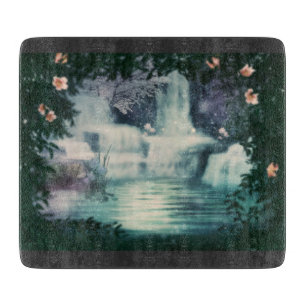 Fantasy Waterfall Cascade Cutting Board