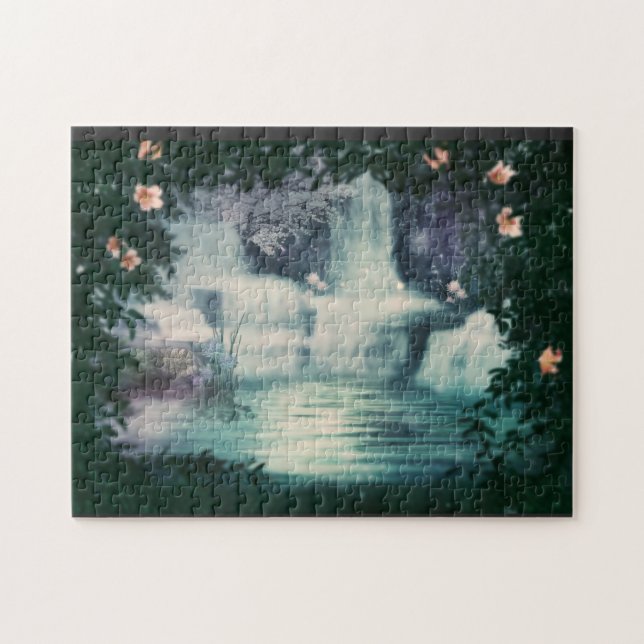 Fantasy Waterfall Cascade Jigsaw Puzzle (Horizontal)