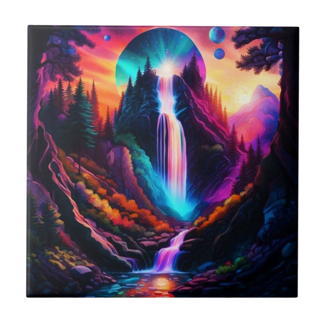 Fantasy Waterfall Tile (Front)