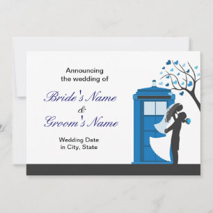 Fantasy Wedding Announcement/Invitation Announcement
