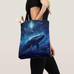 Fantasy Whale Tote Bag