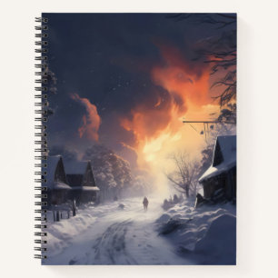 Fantasy Winter Landscape Notebook