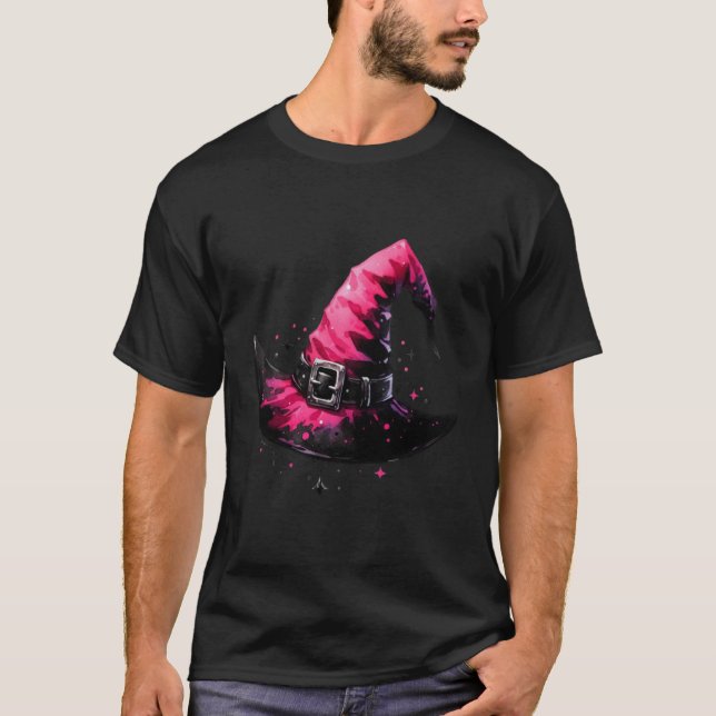 Fantasy Witch Hat Headwear T-Shirt (Front)