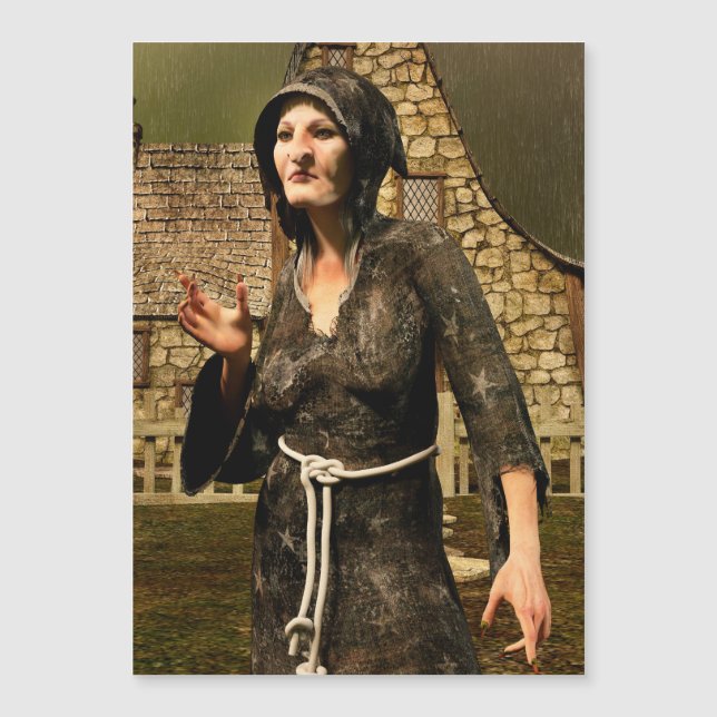 Fantasy Witch Mediaeval Village Halloween (Front)
