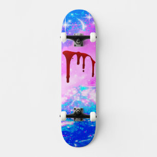 Fantasy with blood skateboard