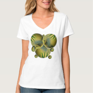 FANTASY WITH LEAVES IN A BUBBLE T-Shirt
