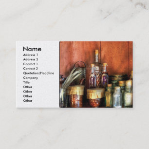 Fantasy - Wizards Ingredients Business Card