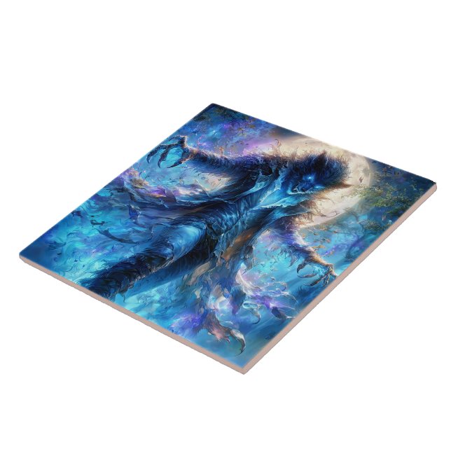 Fantasy Wolf  World Tile (Side)