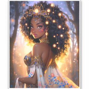 Fantasy Woman African American Art