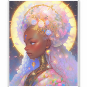 Fantasy Woman African American Art