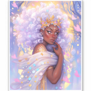 Fantasy Woman African American Art