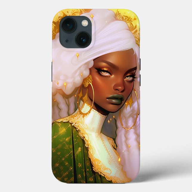 Fantasy Woman African American Art Case-Mate iPhone Case (Back)