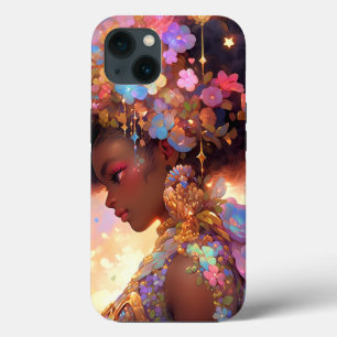 Fantasy Woman African American Art iPhone 13 Case