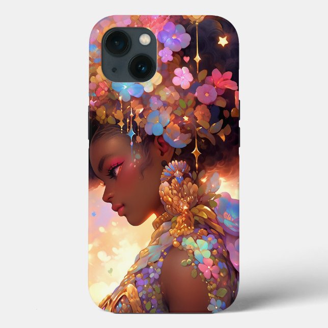Fantasy Woman African American Art Case-Mate iPhone Case (Back)