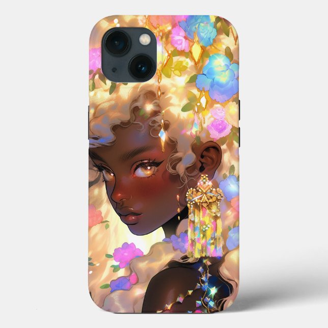 Fantasy Woman African American Art Case-Mate iPhone Case (Back)