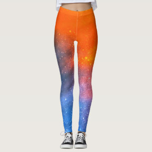 Fantasy world at mountains leggings