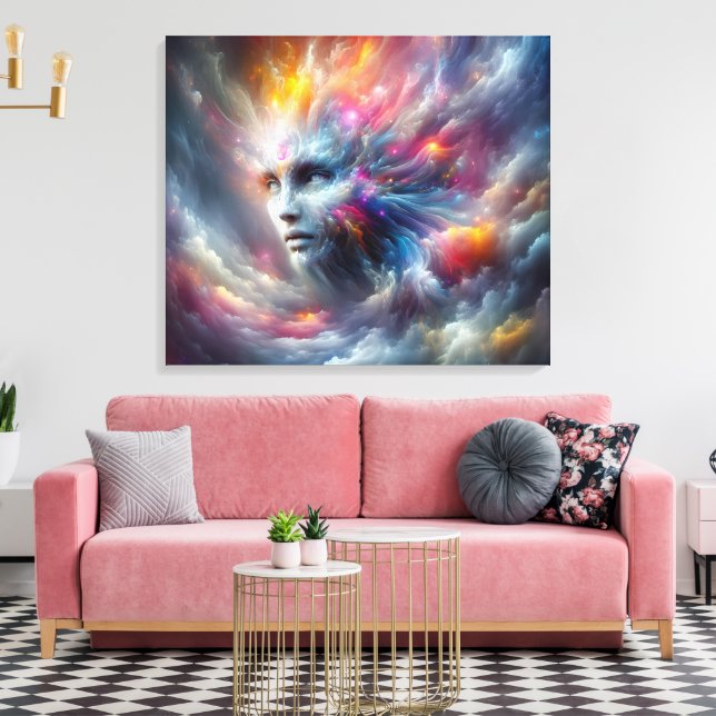 Fantasy World  Canvas Print (Insitu(LivingRoom))