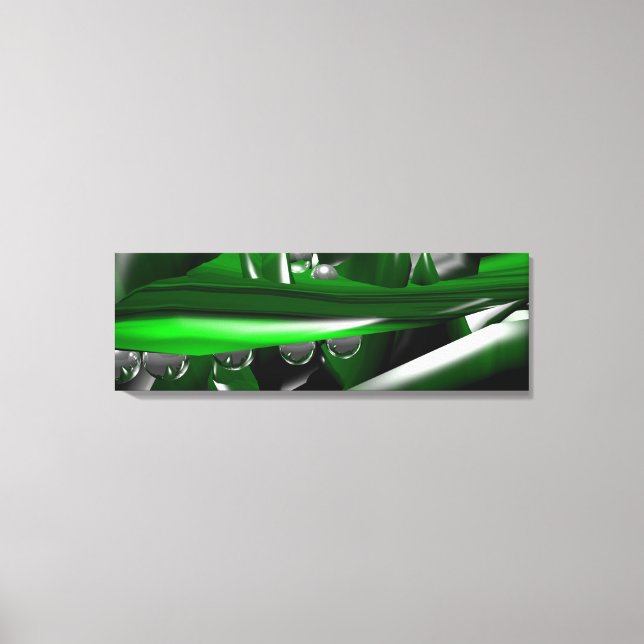 Fantasy World Malachit  And  Abstract Fractal Art Canvas Print (Front)