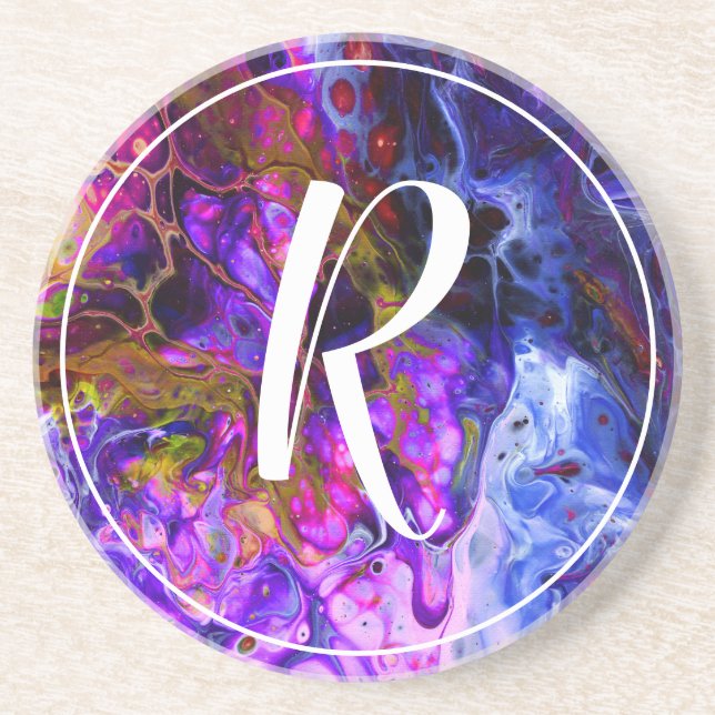 Fantasy World Monogram Coaster (Front)