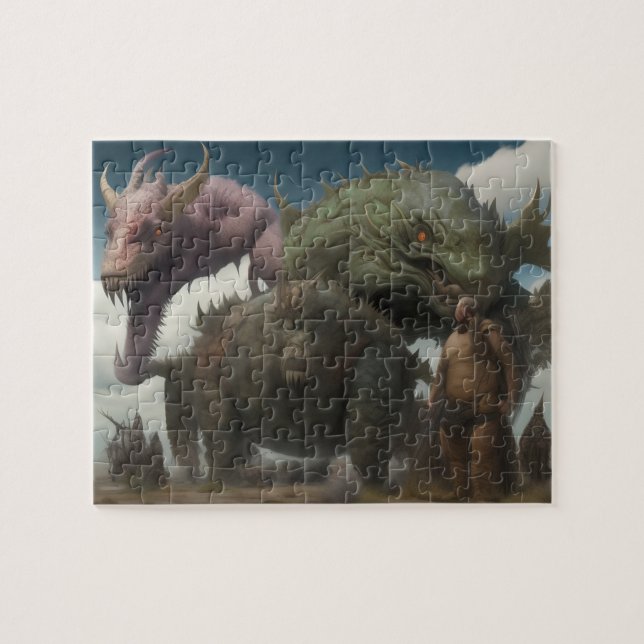 Fantasy World Monsters Jigsaw Puzzle (Horizontal)