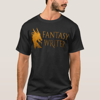 Fantasy Writer Dragon Author T-Shirt