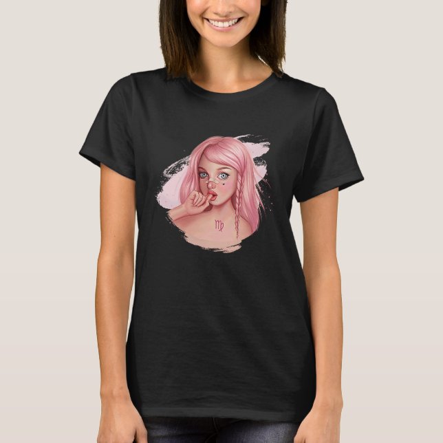 Fantasy Zodiac Virgo T-Shirt (Front)