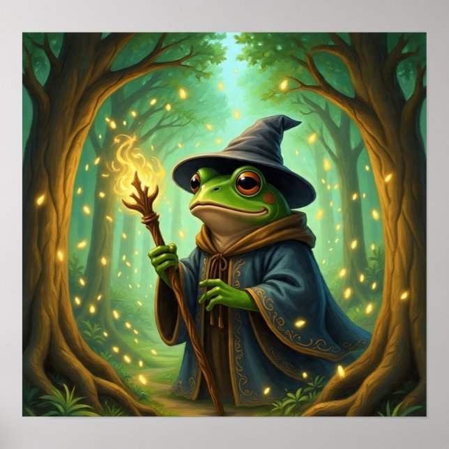 FantasyFrogWizard Poster (Front)