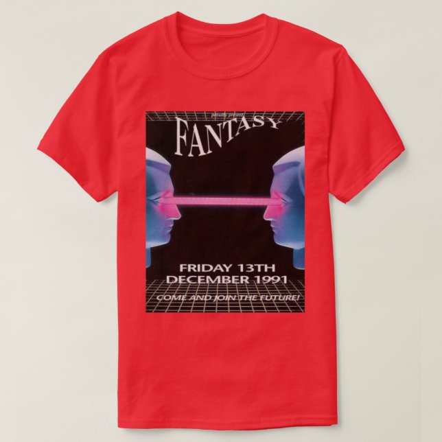 Fantazia Rave Flyer T-Shirt (Design Front)