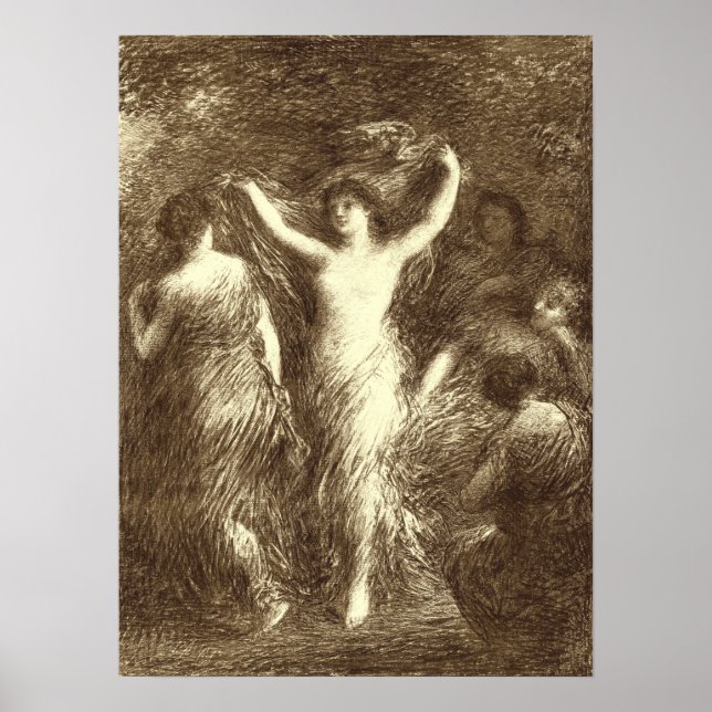 Fantin-Latour - Dances Poster (Front)