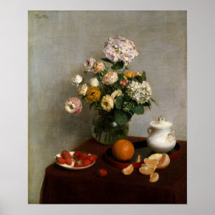 Fantin-Latour - Flowers And Fruit Poster