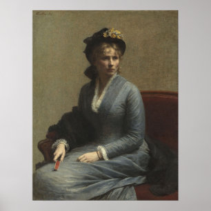 Fantin-Latour - Portrait Of Miss C. D. Poster