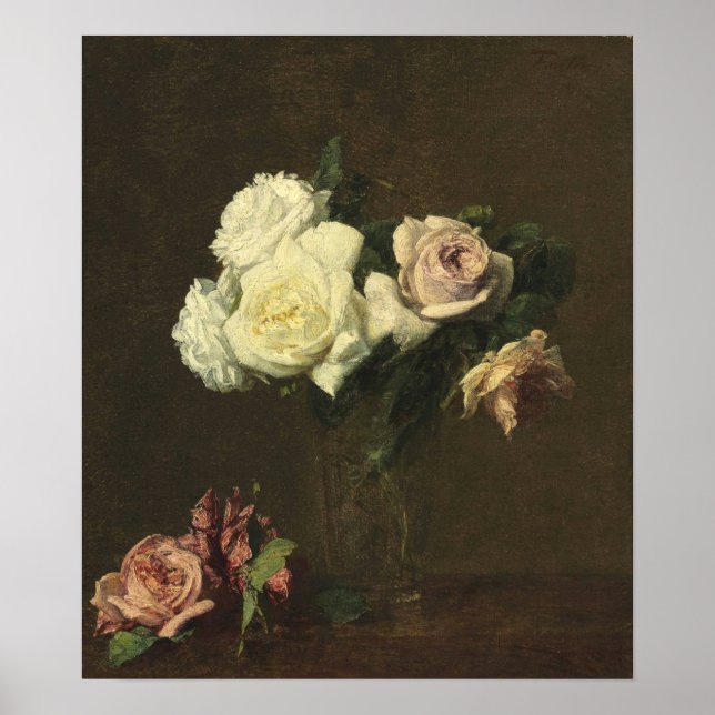 Fantin-Latour - Roses Poster (Front)
