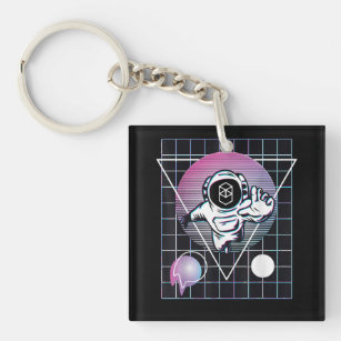 Fantom Crypto Astronaut Outer Space Key Ring