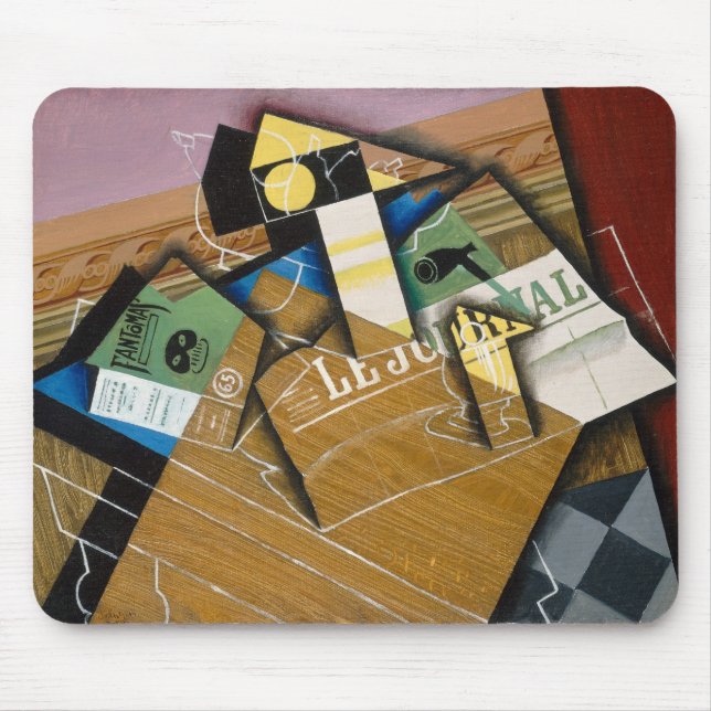 Fantomas, 1915 (oil on canvas) mouse mat (Front)