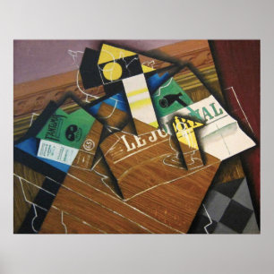 Fantomas, by Juan Gris Poster
