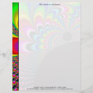 Fanyc - Mandelbrot Fractal Art Custom Letterhead