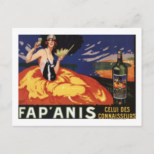 Fap'Anis Celui Des Connaisseurs Postcard