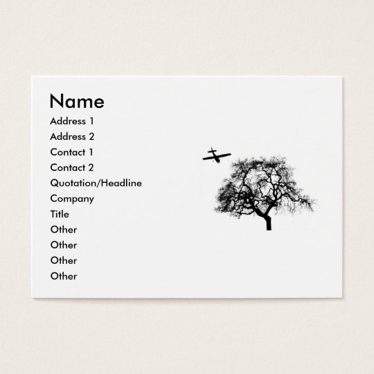 far and away business card