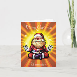 far away daughter at christmas greeting cards