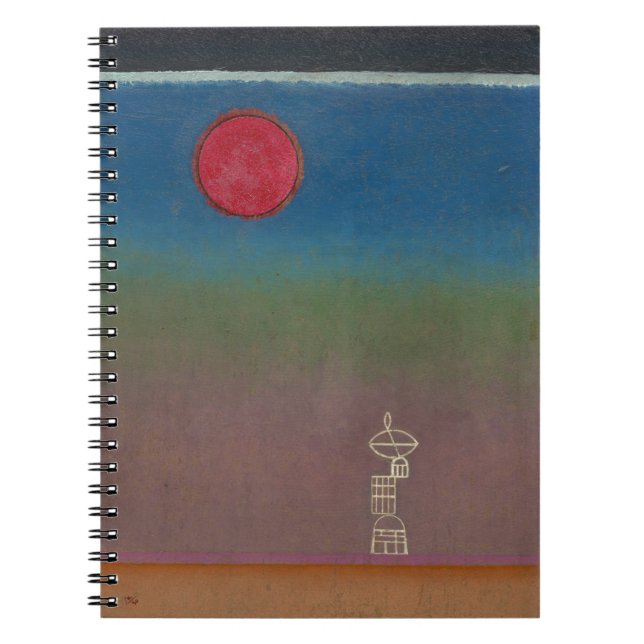 Far Away, famous panting by Wassily Kandinsky Notebook (Front)