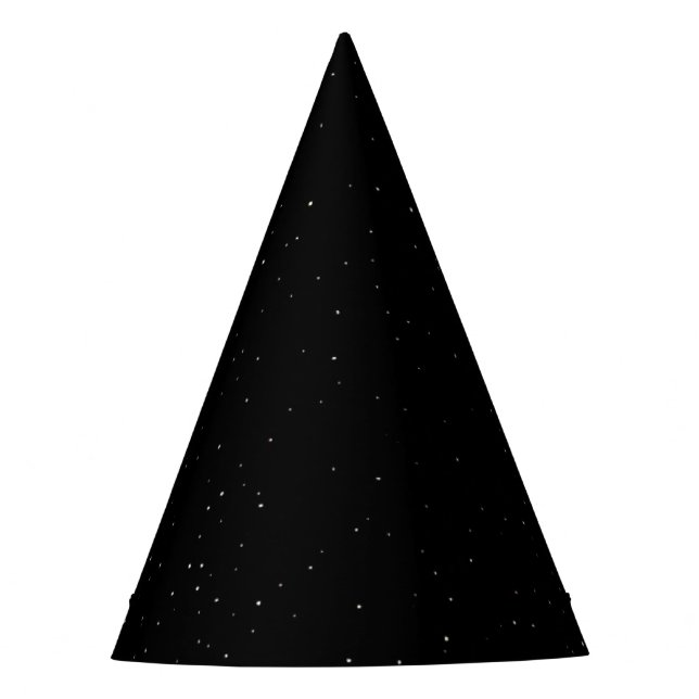 Far Away Space Dots Party Hat (Front)