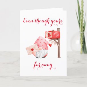 Far Away Valentine's Day Card