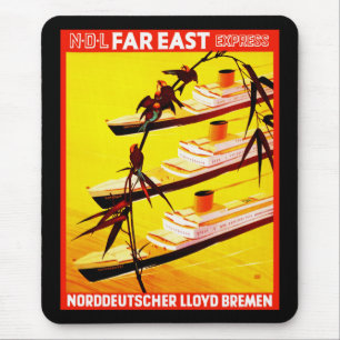 Far East Express Mouse Mat