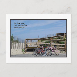 Far From Home Haiku Postcard